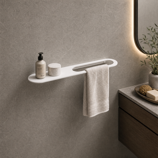 BARN Towel Rail 50 w/Shelf
