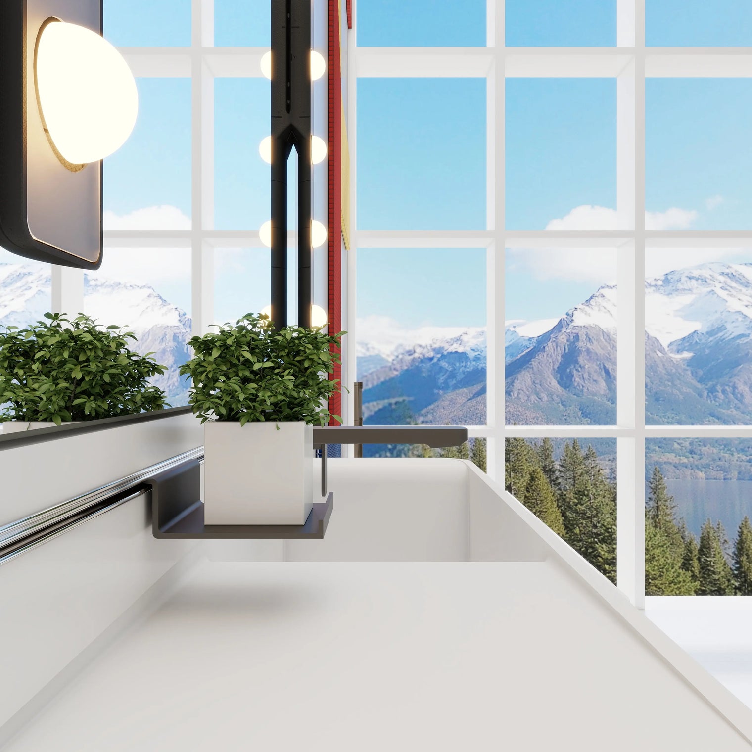 ELEMENTS ACCESSORIES Small Tray(NO Hole) INFINITE BATH