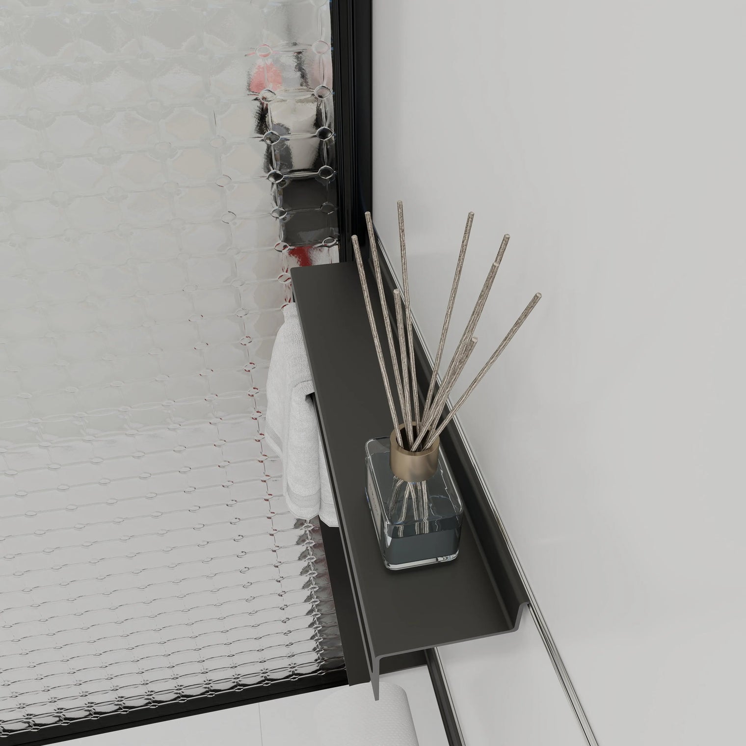 ELEMENTS ACCESSORIES Towel Holer (w/Tray) INFINITE BATH