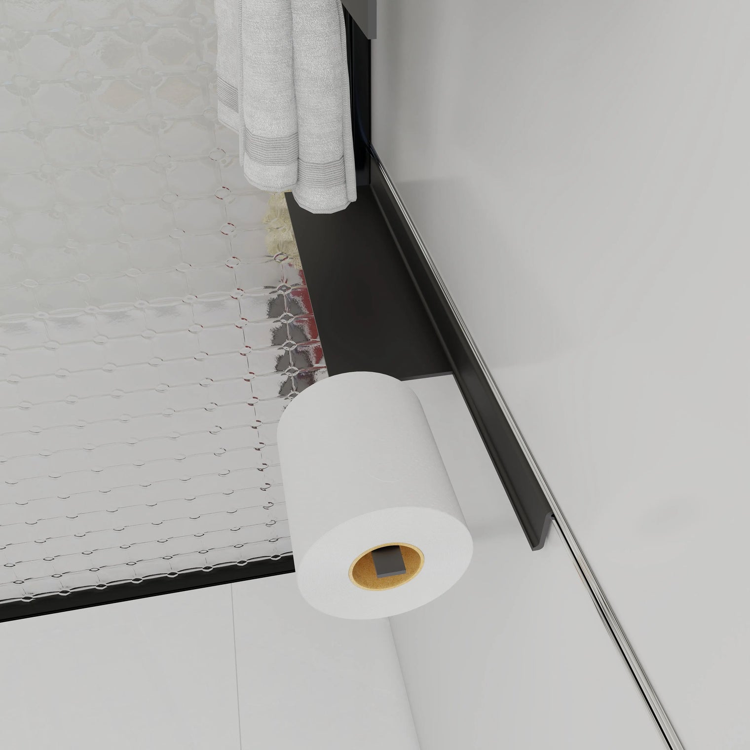 ELEMENTS ACCESSORIES Paper Rail on Right INFINITE BATH