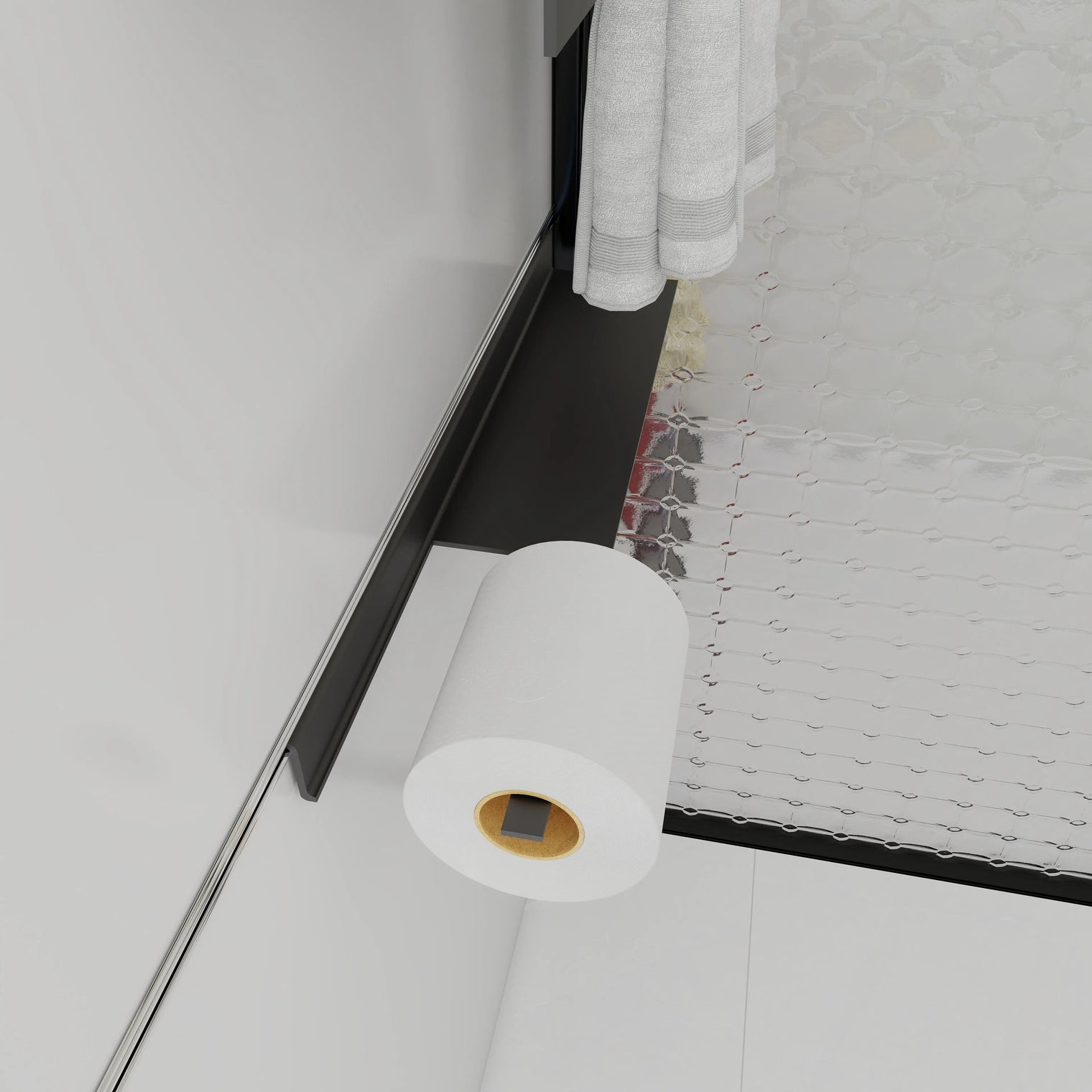 ELEMENTS ACCESSORIES Paper Rail on Left INFINITE BATH