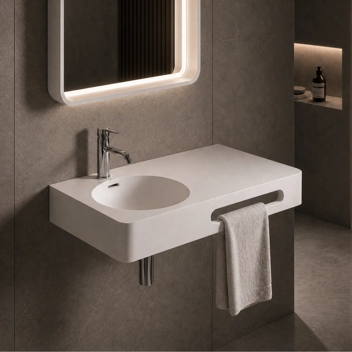 Cirque WM Basin 90L w/ Towel Bar