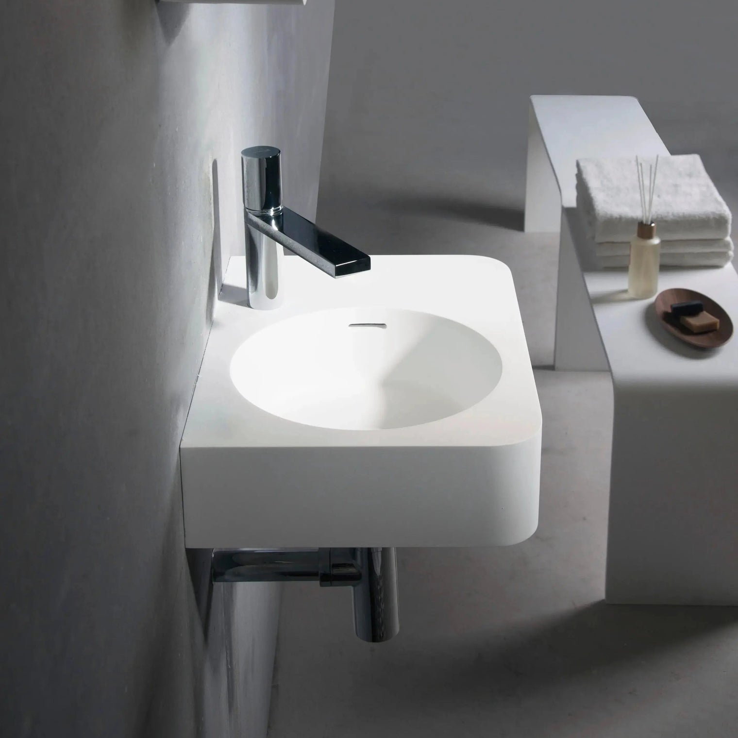 Cirque WM 45L-Countertop Washbasins-INFINITE-訂造洗手盆,浴室翻新, small size bathtubs, custom-made bathtub HK,freestanding bathtub Hong Kong, 獨立式 浴缸 香港, premium bathtub brands HK, Where to buy bathtubs in Hong Kong, best custom bathroom furniture HK, Infinite Bath, Infinite浴缸, Cloakroom,Vanities, Mirrors,Bathroom Furniture, 浴室裝修,浴室 櫃 訂造