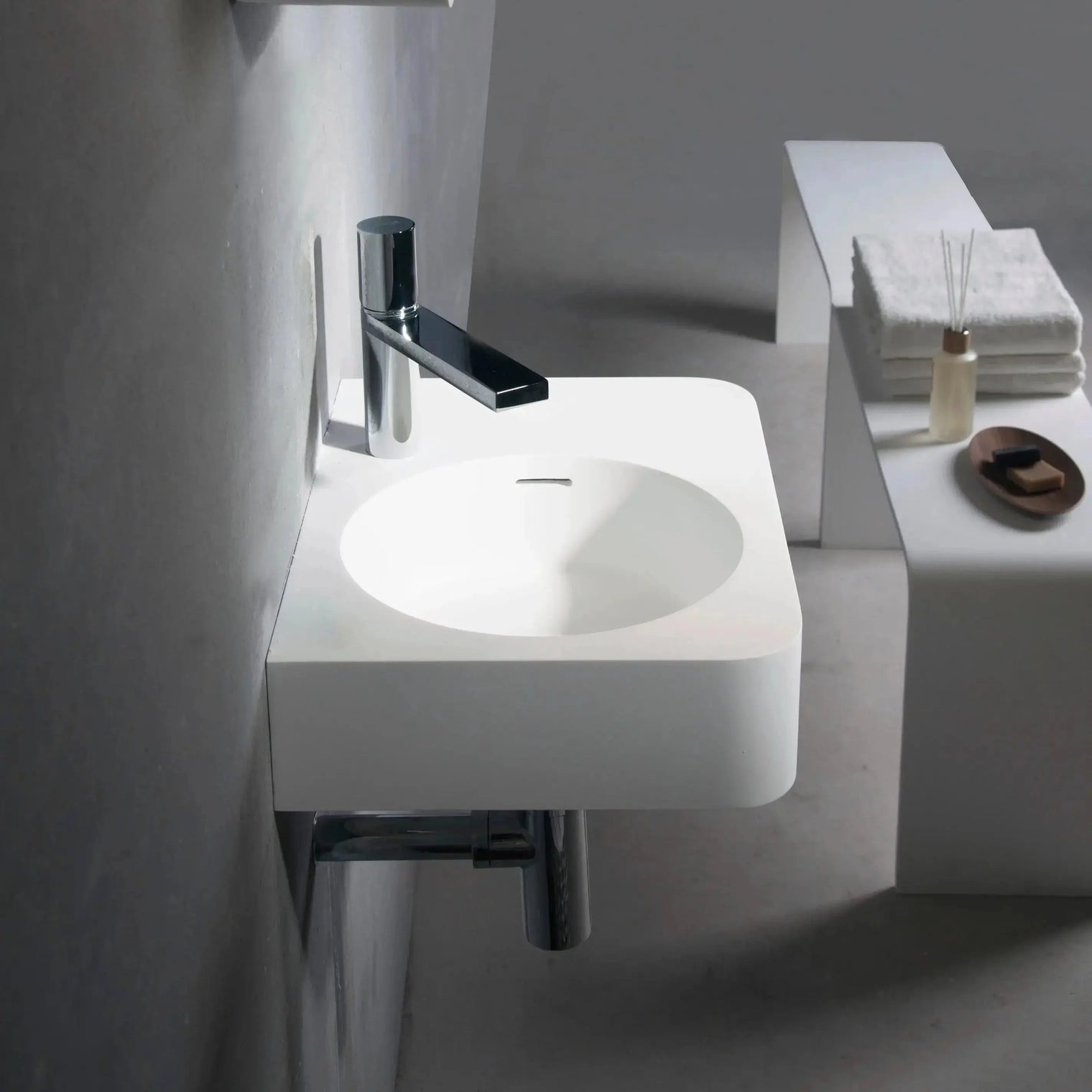 Cirque WM 45L-Countertop Washbasins-INFINITE-訂造洗手盆,浴室翻新, small size bathtubs, custom-made bathtub HK,freestanding bathtub Hong Kong, 獨立式 浴缸 香港, premium bathtub brands HK, Where to buy bathtubs in Hong Kong, best custom bathroom furniture HK, Infinite Bath, Infinite浴缸, Cloakroom,Vanities, Mirrors,Bathroom Furniture, 浴室裝修,浴室 櫃 訂造