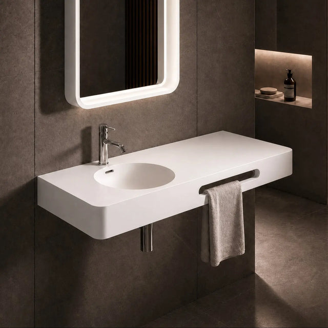 Cirque WM Basin 120L w/ Towel Bar
