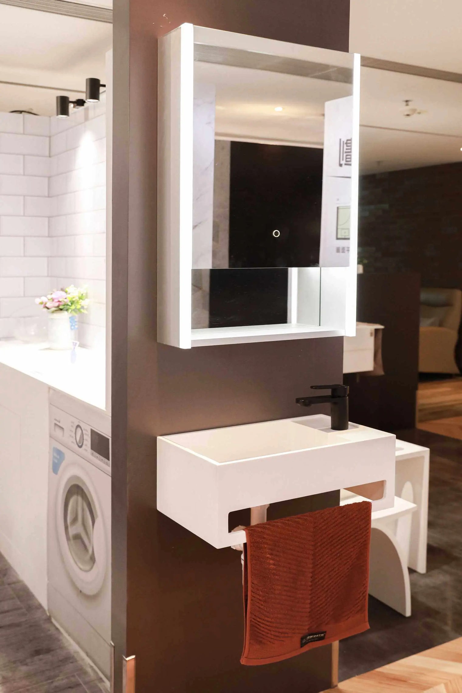 Pure WM 50L-WALL MOUNT WASHBASINS-訂造一體無縫洗手盆,Tailor made Washbasins,waterbasin hk, 浴室物料,浴室裝修,訂造洗手盆,浴室翻新,Bathroomware ,Bespoke bathroom,浴室配件,訂造浴室潔具,訂造浴室傢俬,香港 浴室設計 公司,best custom bathroom furniture HK, Infinite Bath