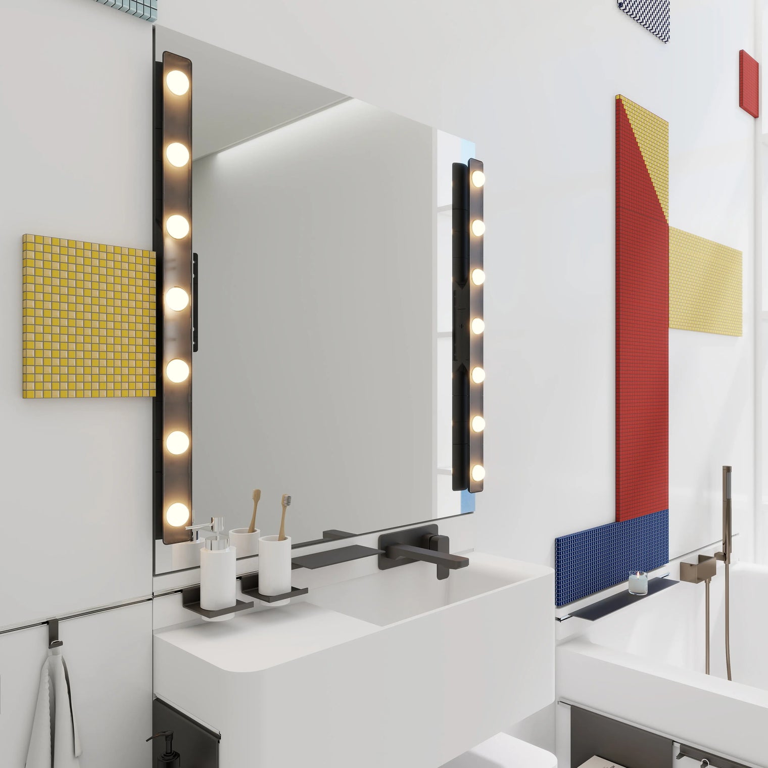 ELEMENTS Bathroom Lighting HOLLYWOOD INFINITE BATH