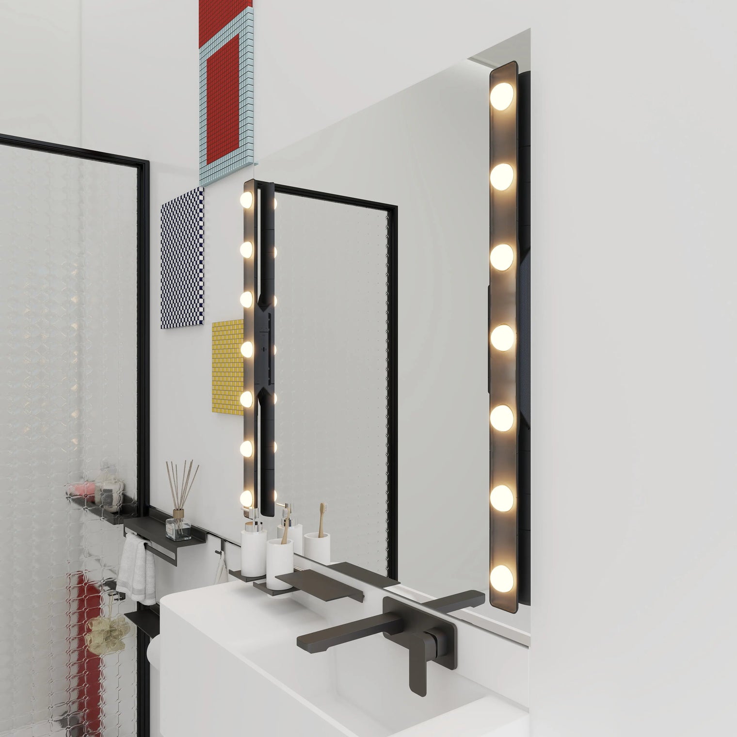 ELEMENTS Bathroom Lighting HOLLYWOOD INFINITE BATH