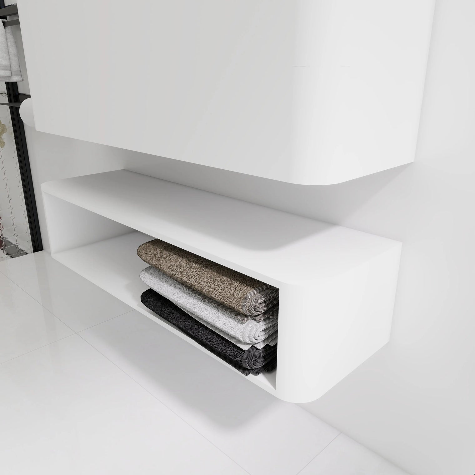 ELEMENTS DRAWERS & OPEN SHELVES Drawers Open Shelves INFINITE BATH