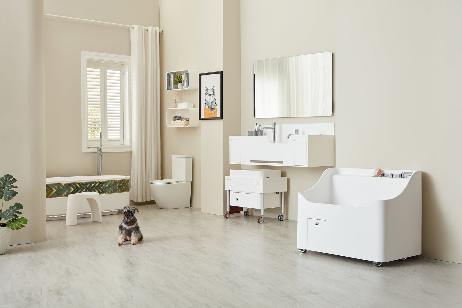 Doggie Bath (Large Breed)-BATHTUBS-doggie bath, dog bathtub, puppy bathtub,寵物浴缸,可移動浴缸,pet bathtub, 大型犬浴缸,小型犬浴缸, 犬隻浴缸,狗狗浴缸,Dog Grooming Bath Tub, animal bathtub, cat bathtub, Small pet bathtub hk,寵物沖涼,寵物洗澡