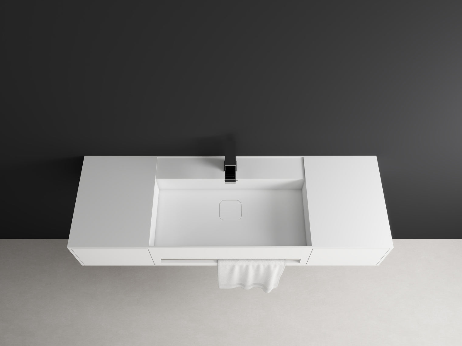 CUBE-X WM 120 basin w/Drawers