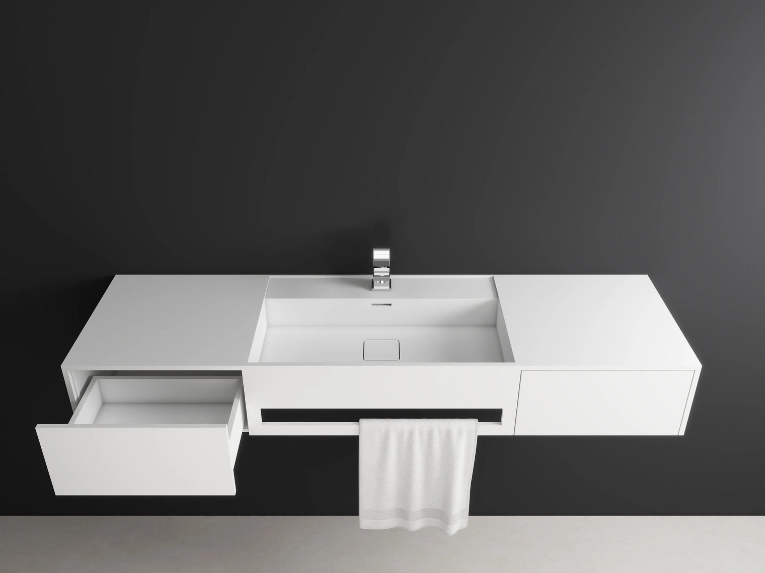 CUBE-X WM 140 洗手盆(連櫃桶)