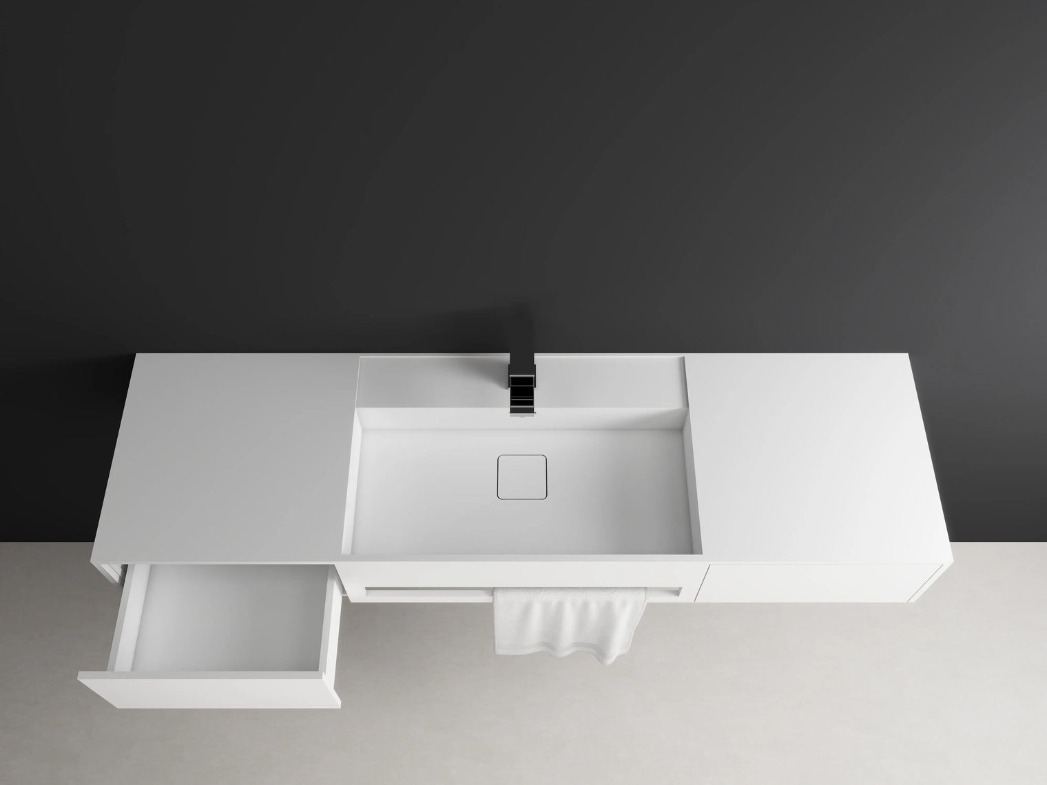 CUBE-X WM 140 洗手盆(連櫃桶)