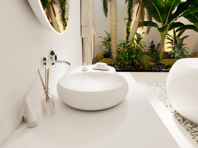 SEED Overcounter Washbasins w/Deck INFINITE BATH