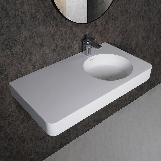 Cirque 90R-WALL MOUNT WASHBASINS-訂造一體無縫洗手盆,Tailor made Washbasins,waterbasin hk, 浴室物料,浴室裝修,訂造洗手盆,浴室翻新,Bathroomware ,Bespoke bathroom,浴室配件,訂造浴室潔具,訂造浴室傢俬,香港 浴室設計 公司,best custom bathroom furniture HK, Infinite Bath