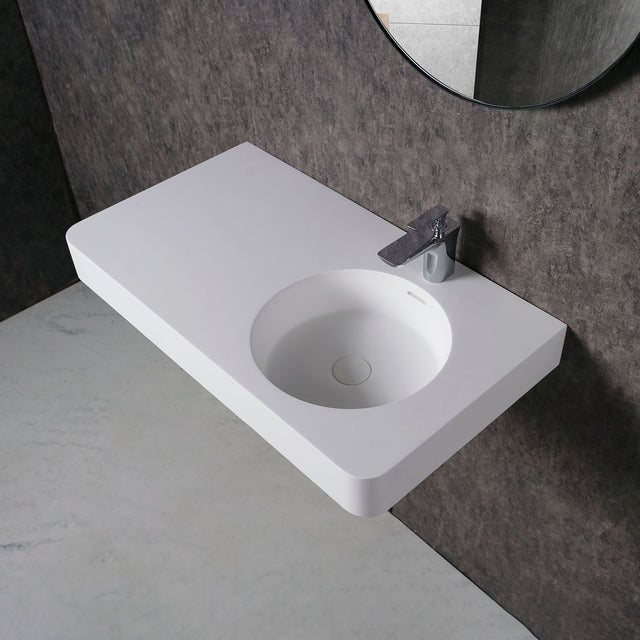 Cirque 90R-WALL MOUNT WASHBASINS-訂造一體無縫洗手盆,Tailor made Washbasins,waterbasin hk, 浴室物料,浴室裝修,訂造洗手盆,浴室翻新,Bathroomware ,Bespoke bathroom,浴室配件,訂造浴室潔具,訂造浴室傢俬,香港 浴室設計 公司,best custom bathroom furniture HK, Infinite Bath