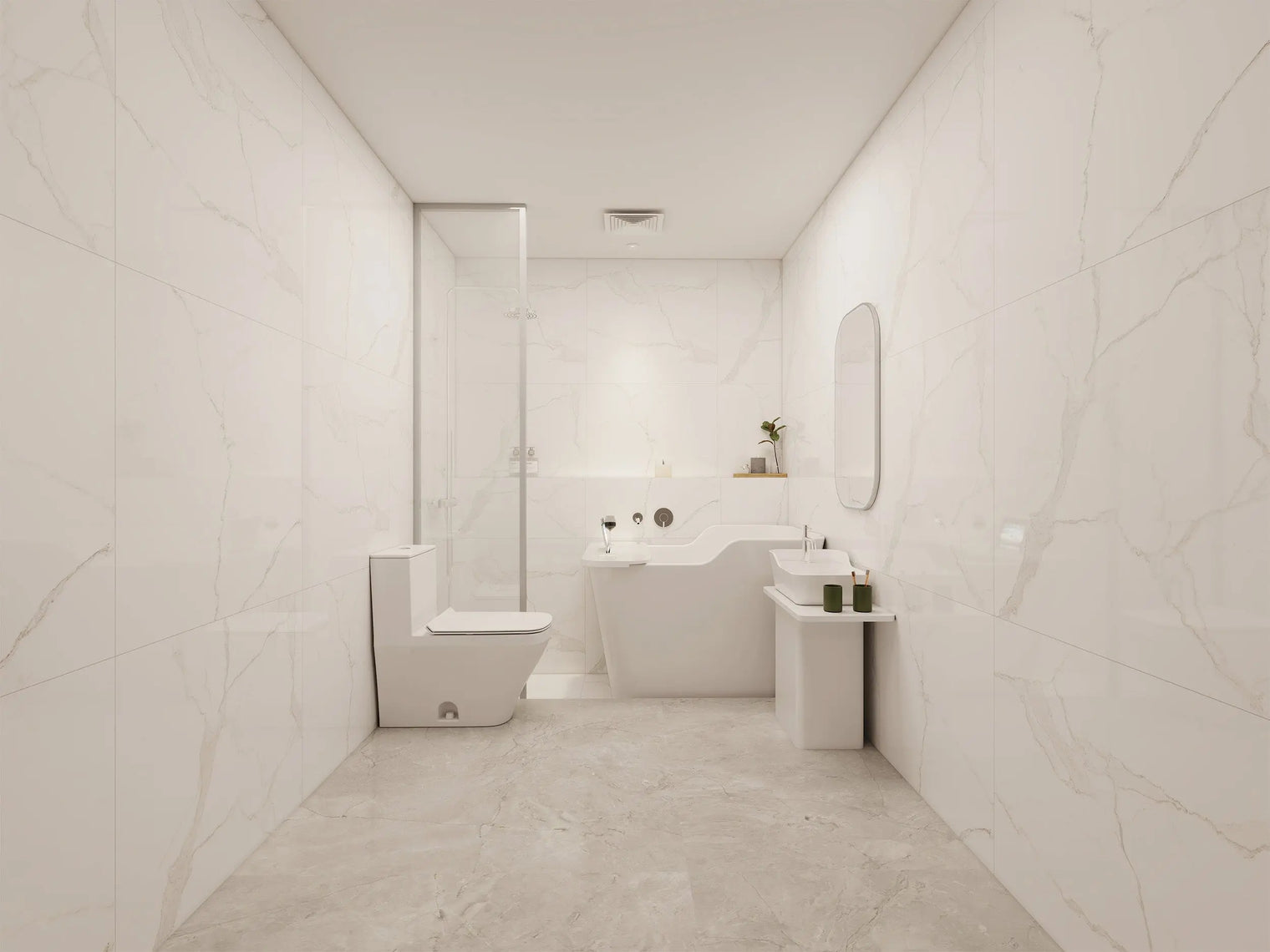OSAKA L-Edge Overcounter Basins INFINITE BATH