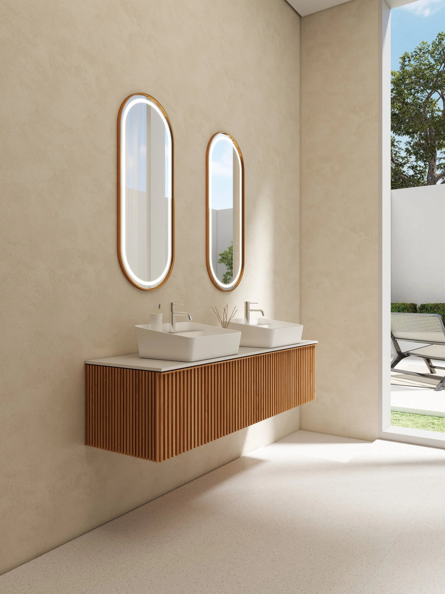 OSAKA RR (BE)Bevel Edge Overcounter Basins INFINITE BATH