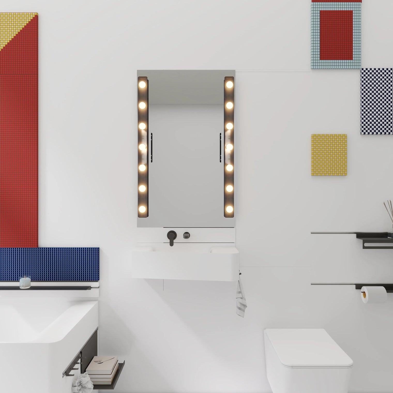 ELEMENTS Wall-Mount Washbasins Bowl Left INFINITE BATH