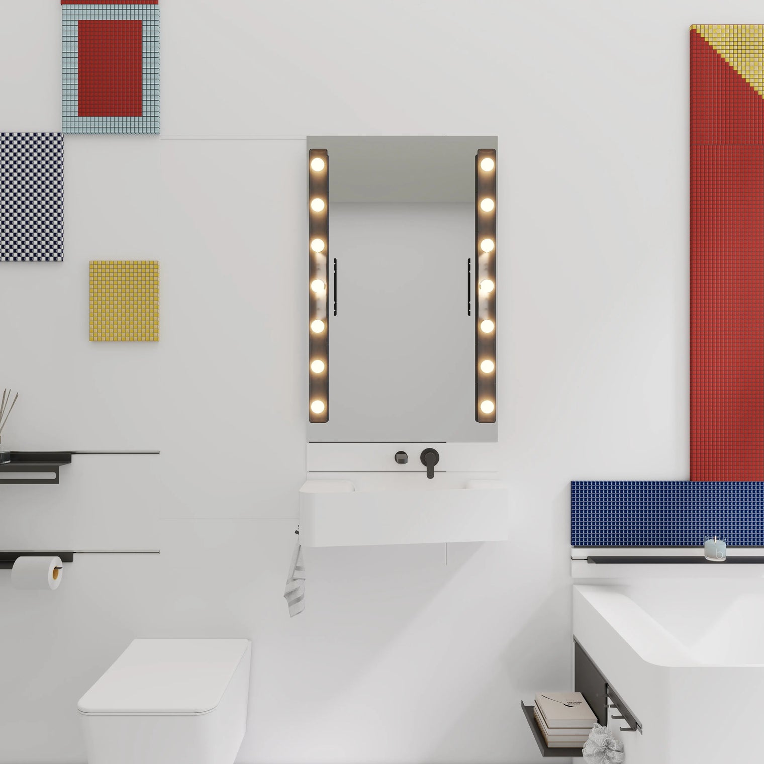 ELEMENTS Wall-Mount Washbasins Bowl Right INFINITE BATH