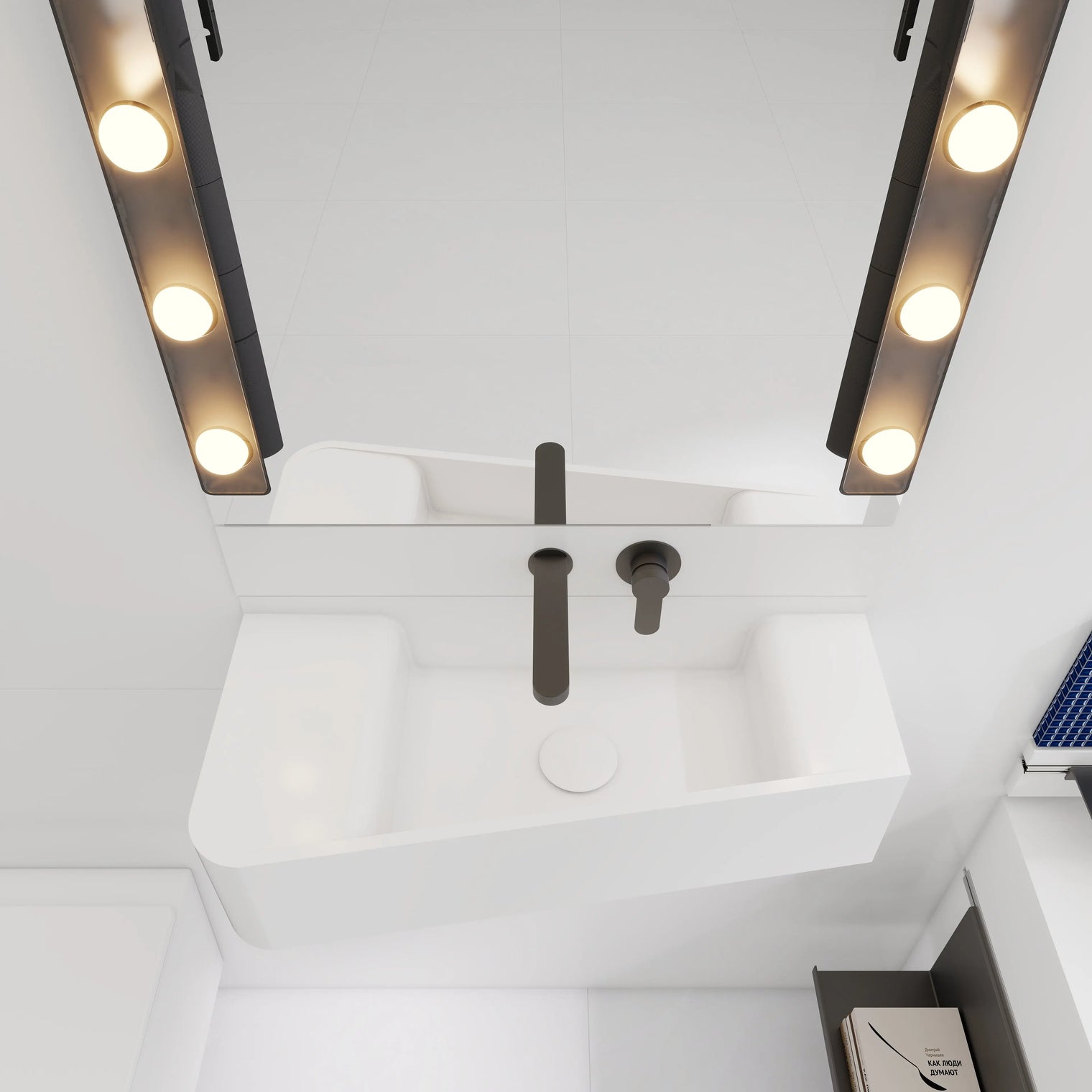 ELEMENTS Wall-Mount Washbasins Bowl Right INFINITE BATH