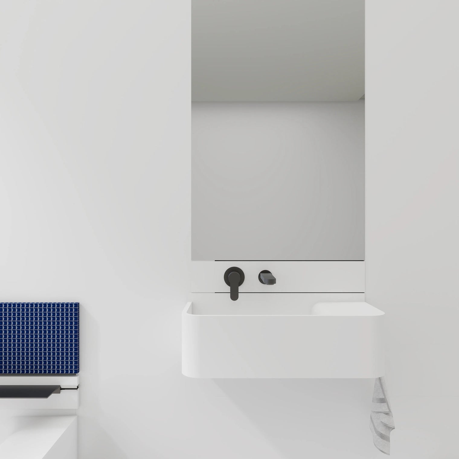 ELEMENTS Wall-Mount Washbasins Bowl on Left INFINITE BATH