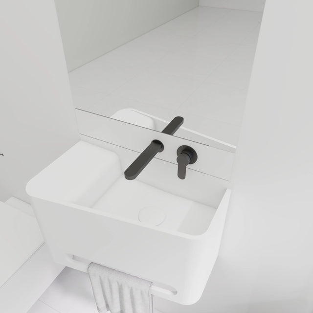 ELEMENTS Wall-Mount Washbasins Bowl on Right INFINITE BATH