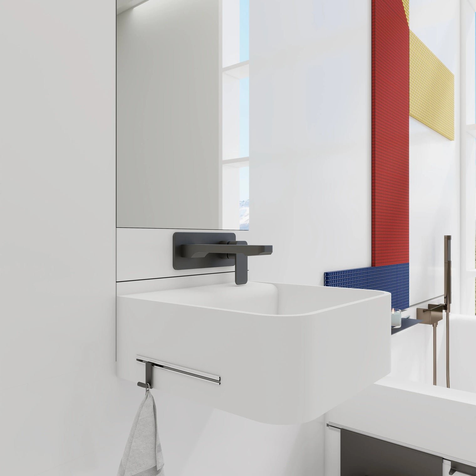 ELEMENTS Wall-Mount Washbasins INFINITE BATH