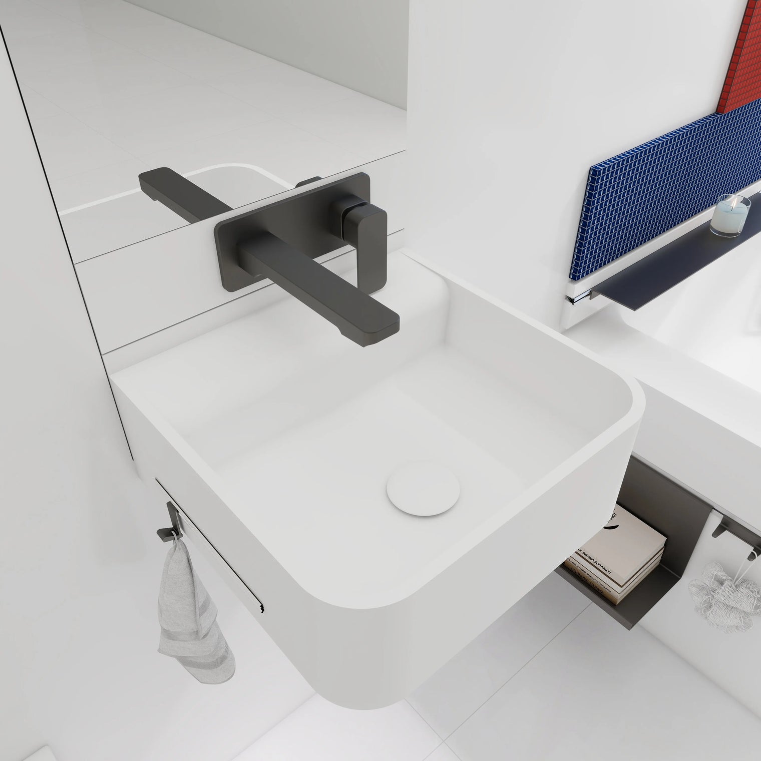 ELEMENTS Wall-Mount Washbasins INFINITE BATH
