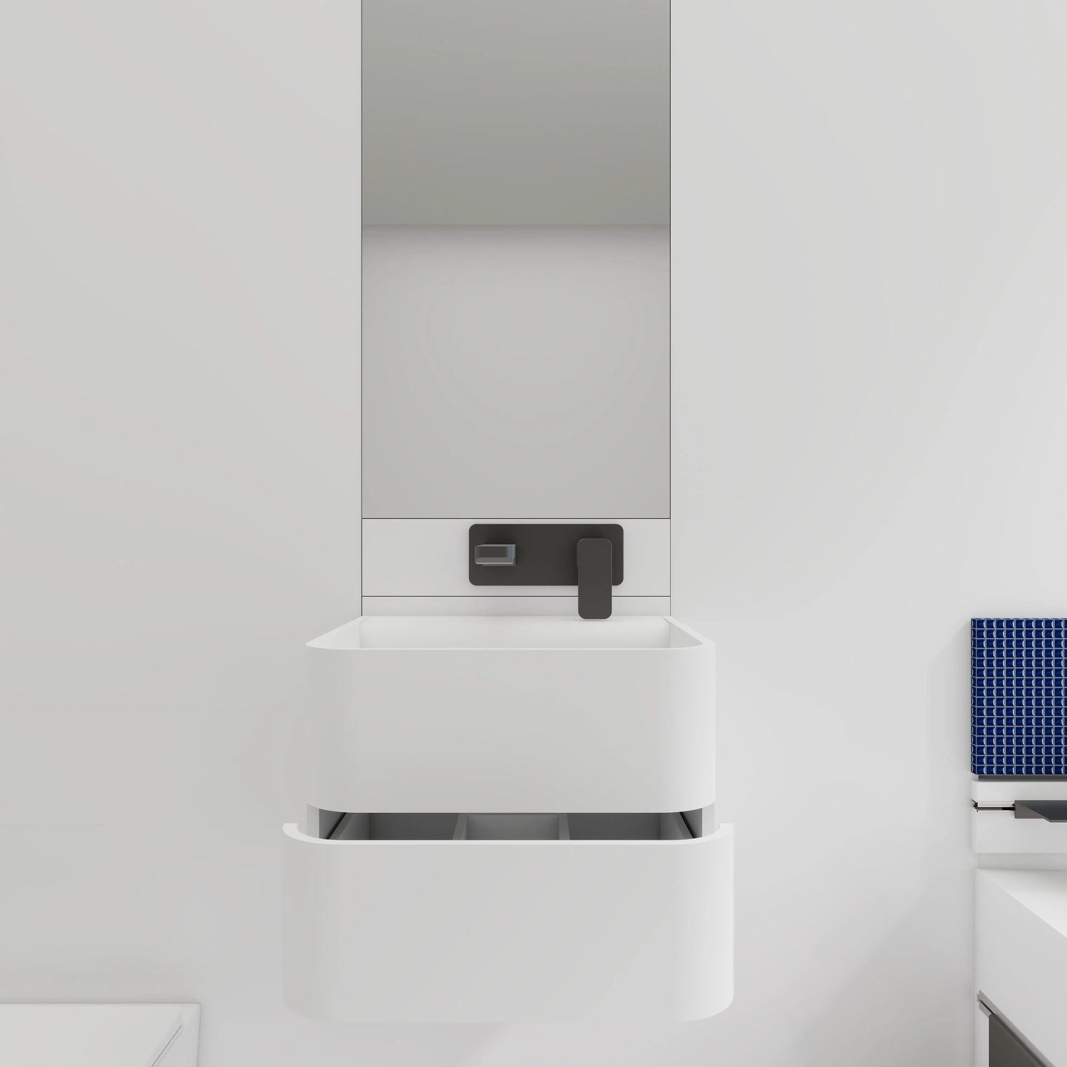 ELEMENTS Wall-Mount Washbasins w/Drawer INFINITE BATH