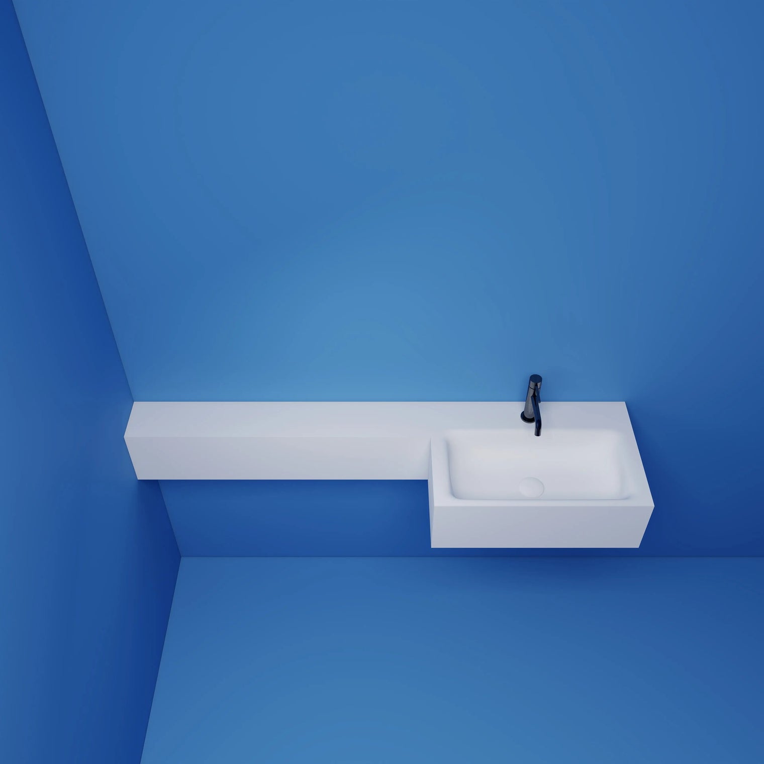 TETRIS CUT-TO-FIT Basin on Right INFINITE BATH