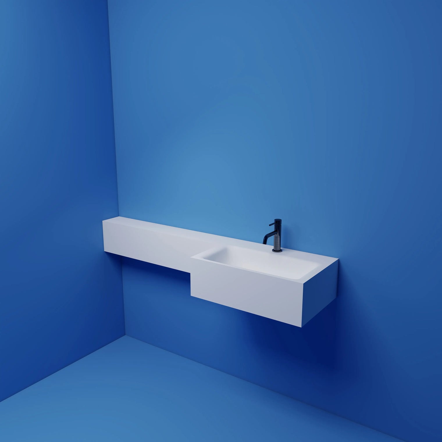 TETRIS CUT-TO-FIT Basin on Right INFINITE BATH