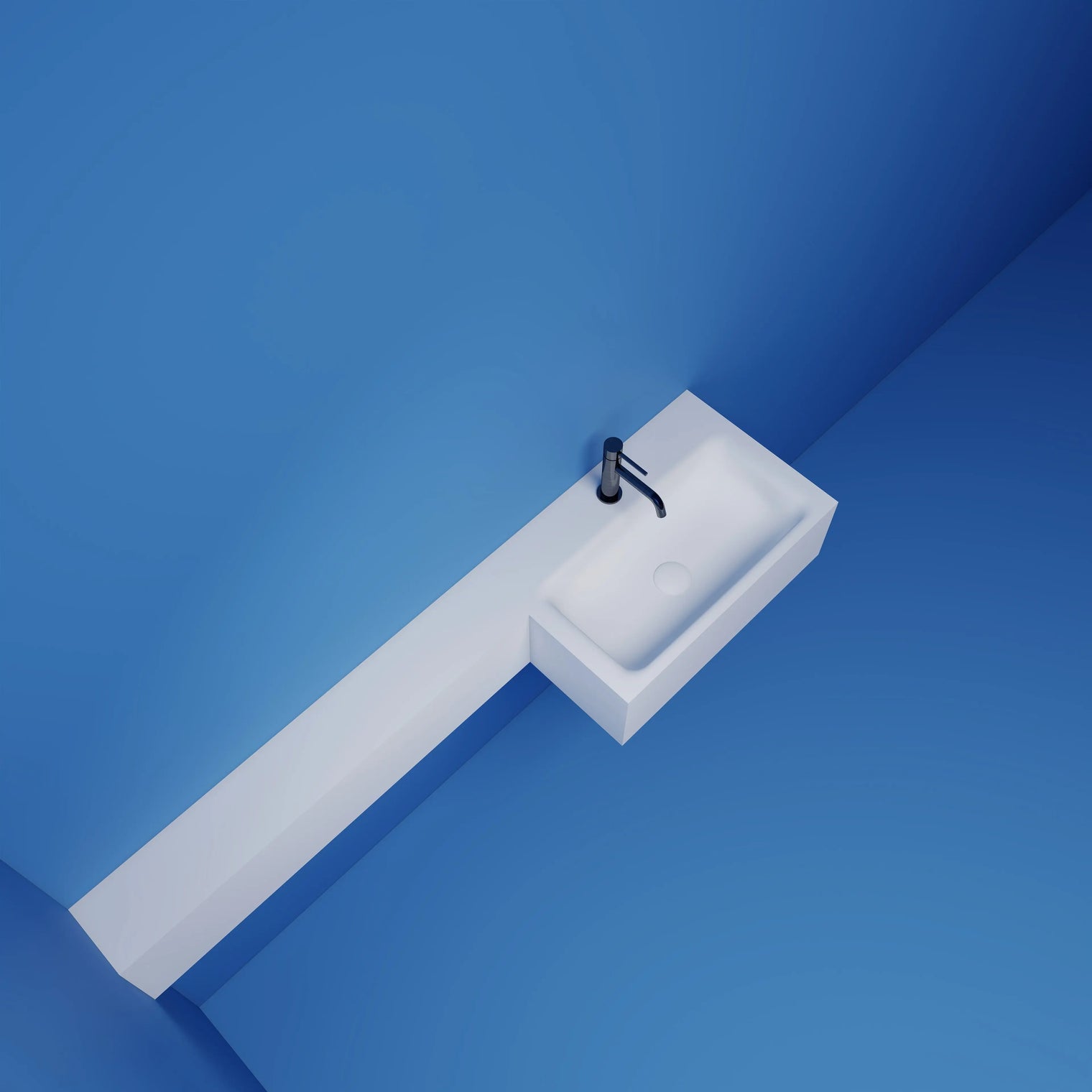 TETRIS CUT-TO-FIT Basin on Right INFINITE BATH