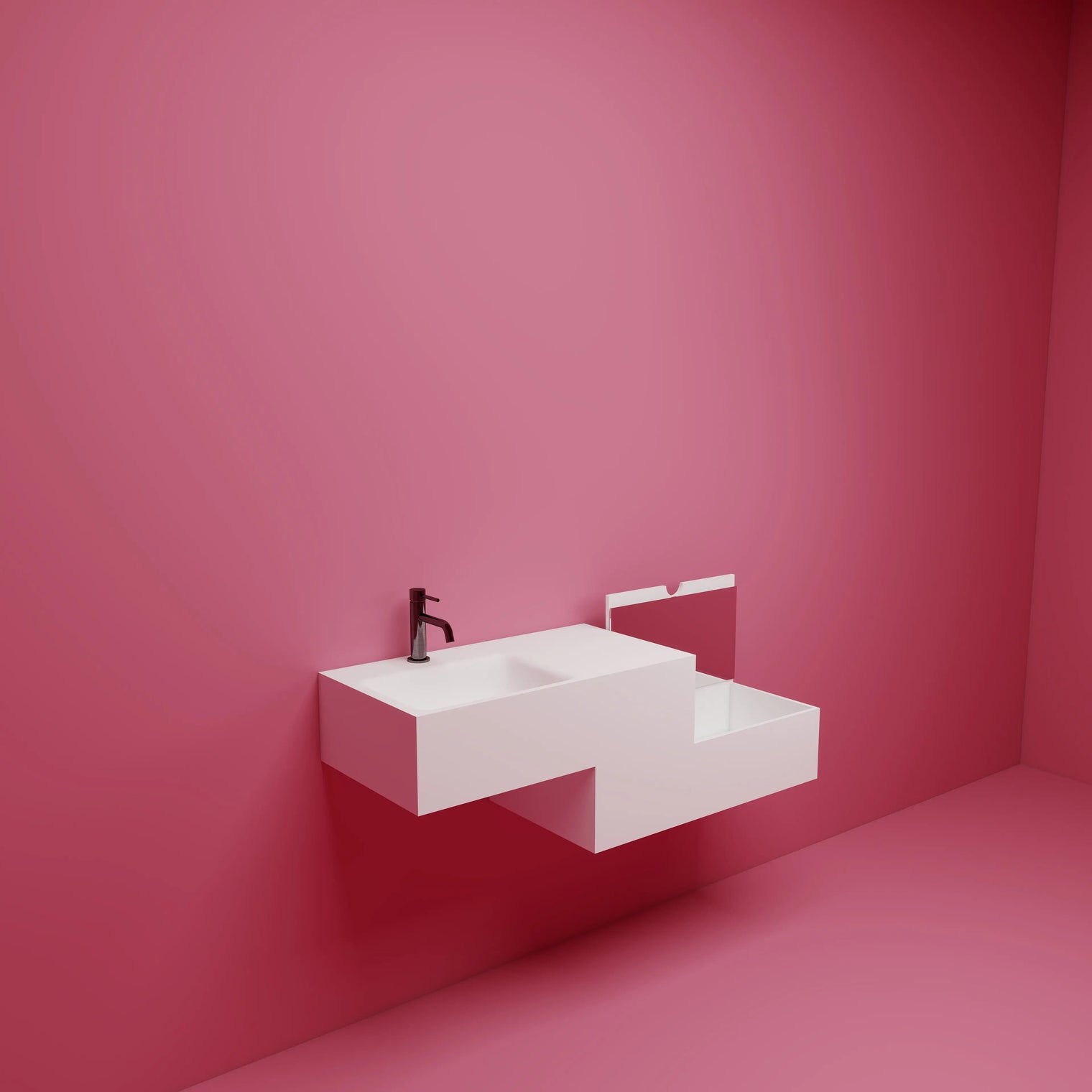 TETRIS Basin With Storage Modules TETRIS T Basin on left