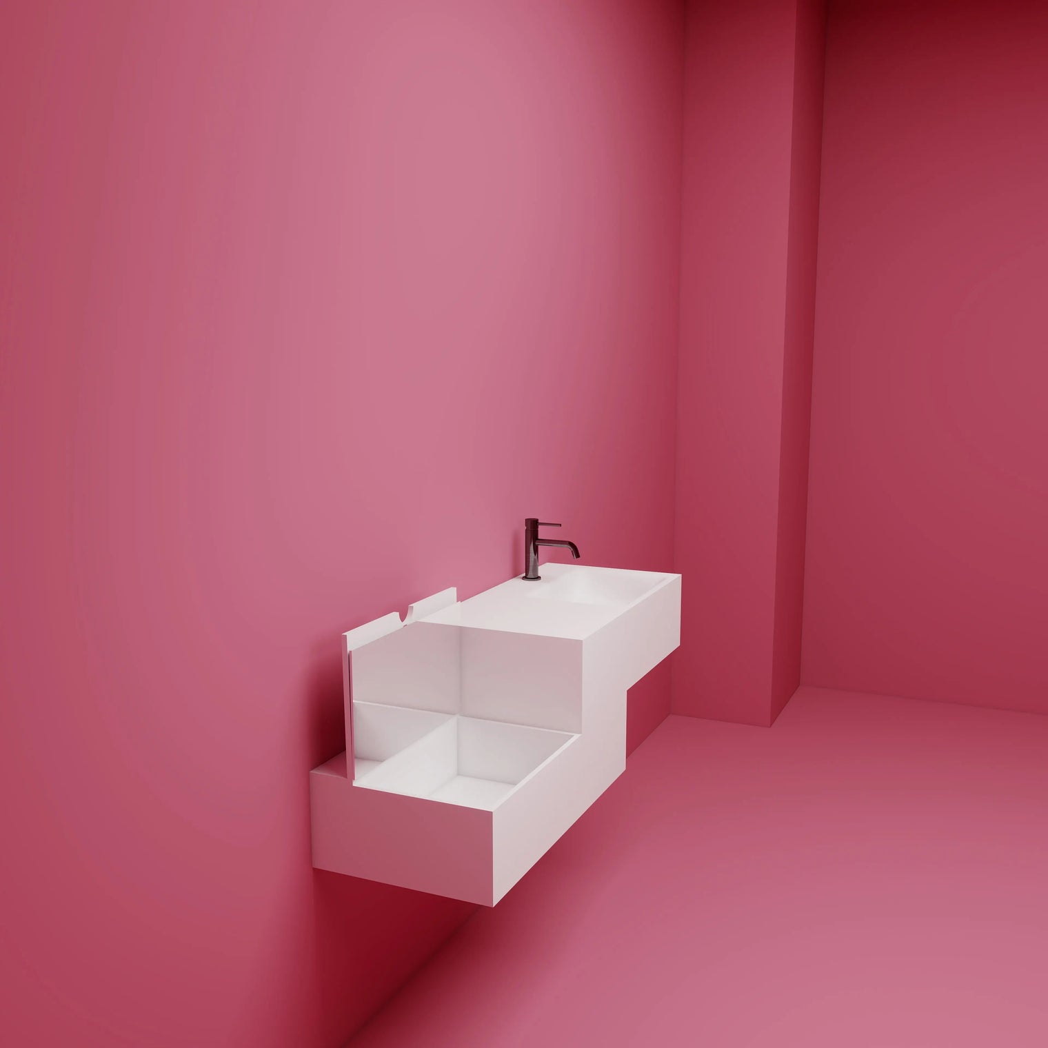 TETRIS Basin With Storage Modules TETRIS T Basin on Right