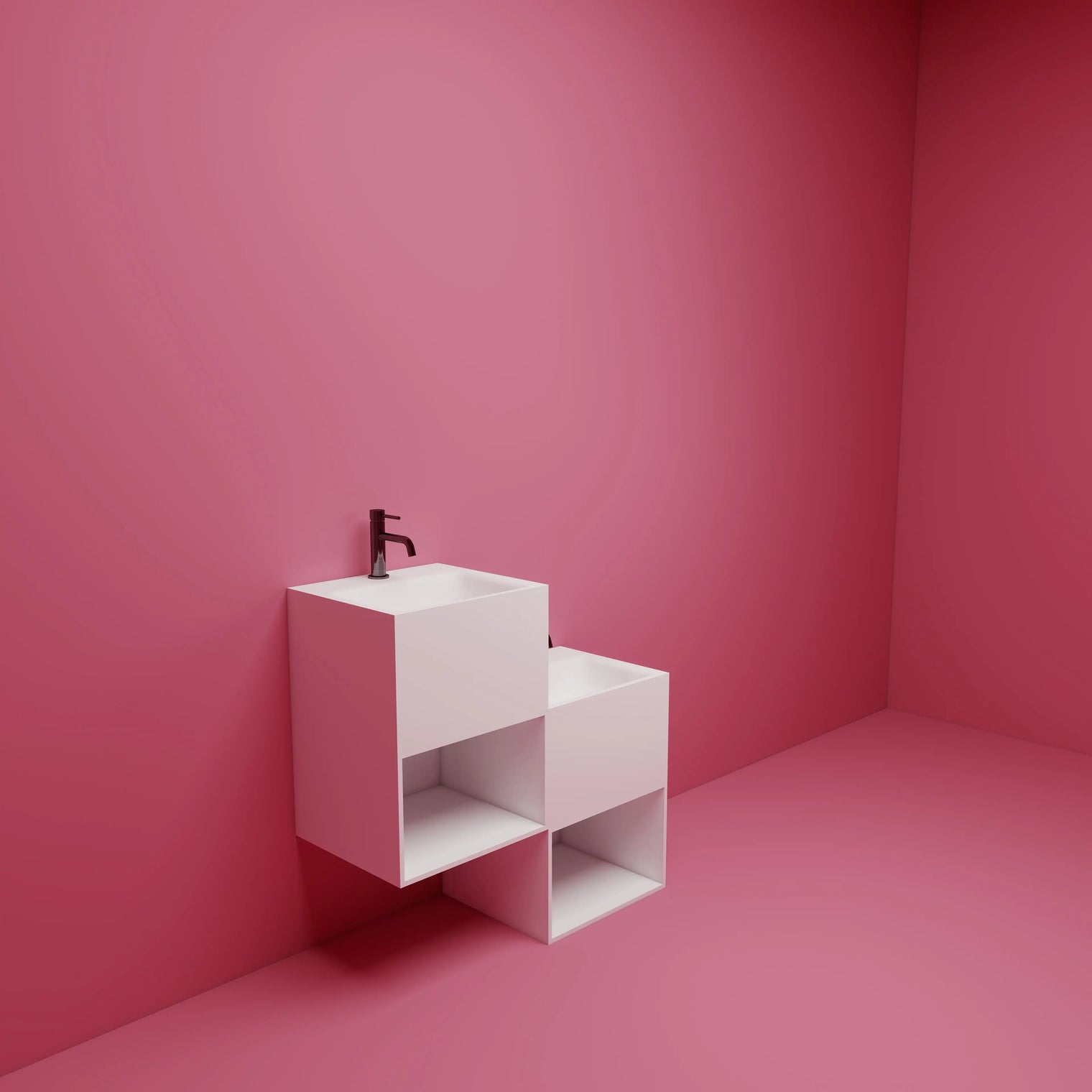 TETRIS Pedestal Modules TETRIS Z Short on right