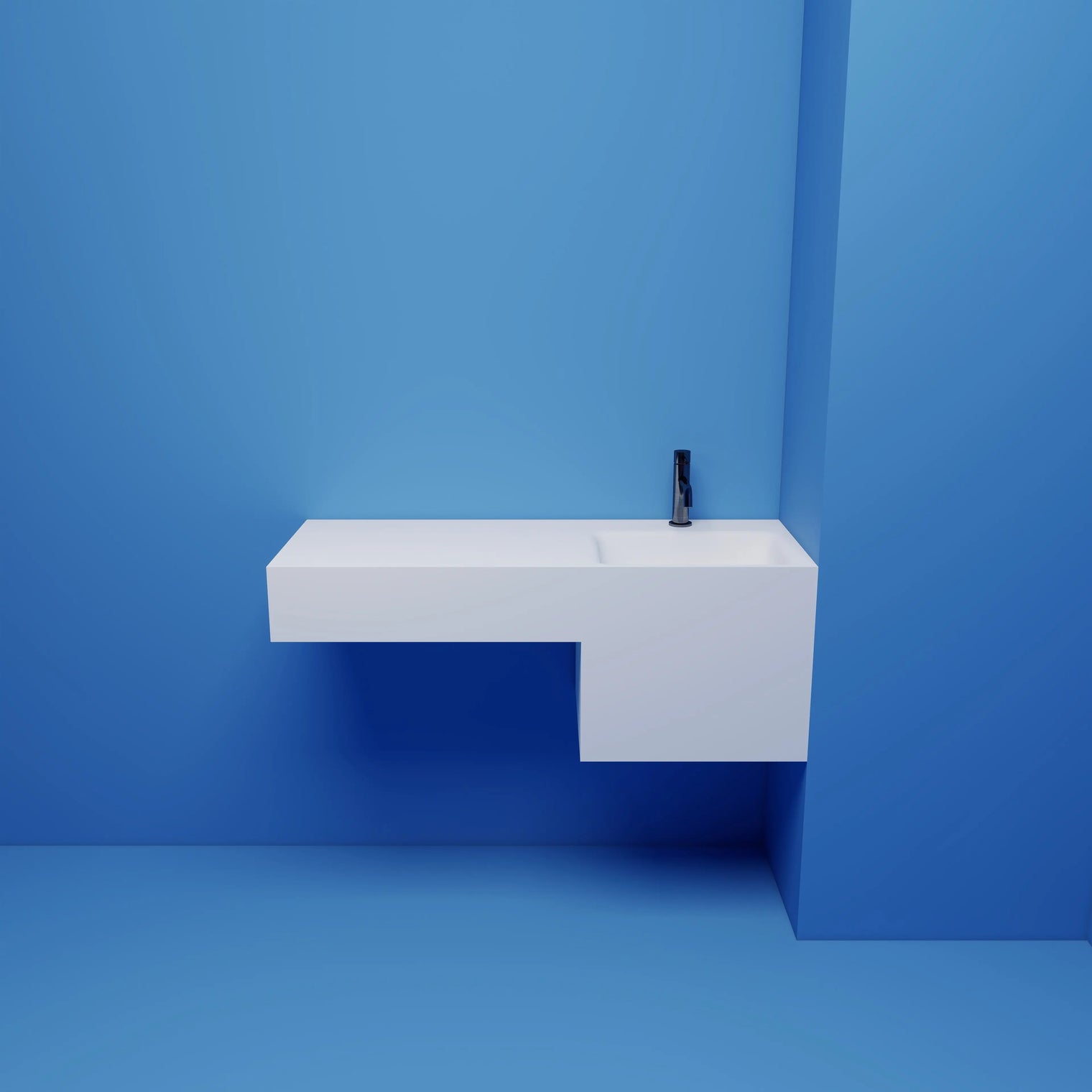 TETRIS CUT-TO-FIT Basin on Right INFINITE BATH