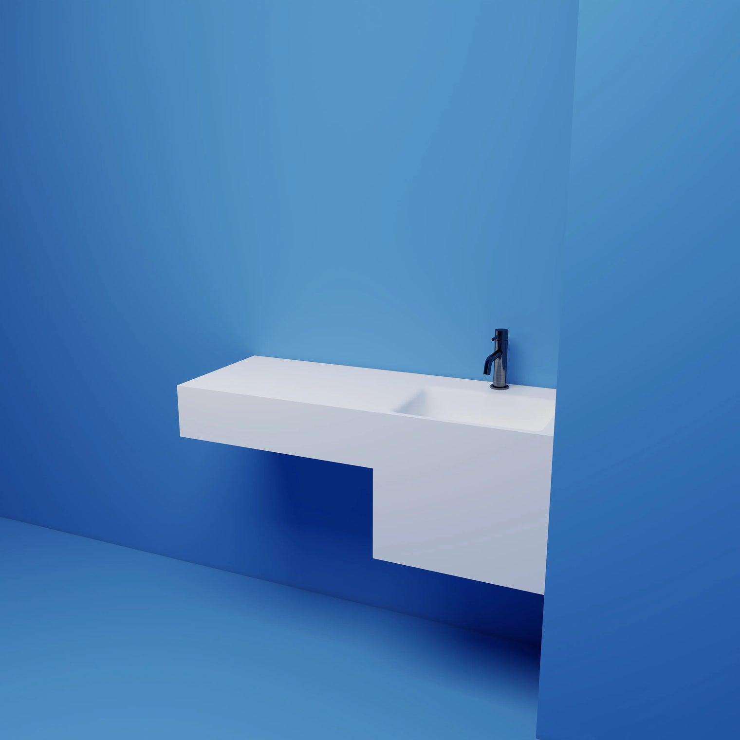 TETRIS CUT-TO-FIT Basin on Right INFINITE BATH