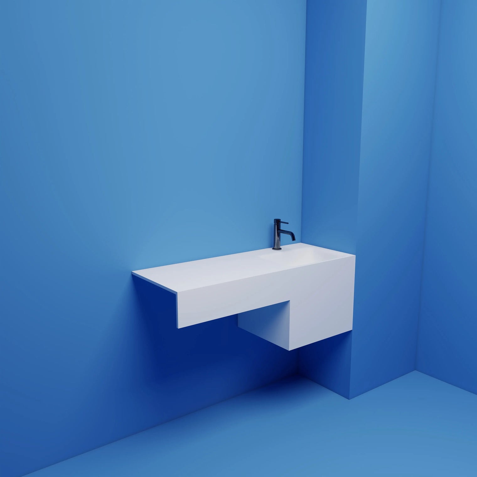 TETRIS CUT-TO-FIT Basin on Right INFINITE BATH