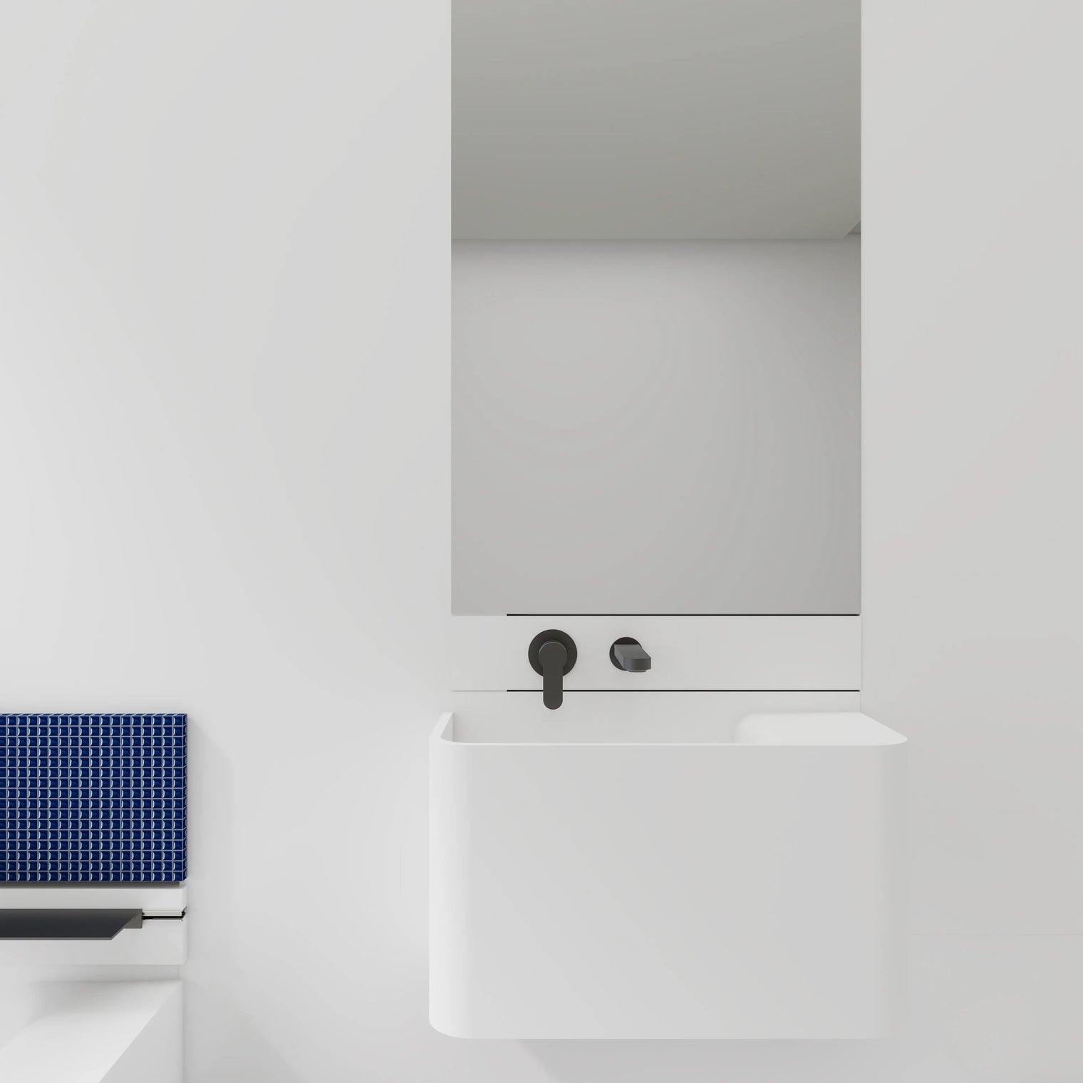 ELEMENTS Wall-Mount Washbasins Bowl on left INFINITE BATH