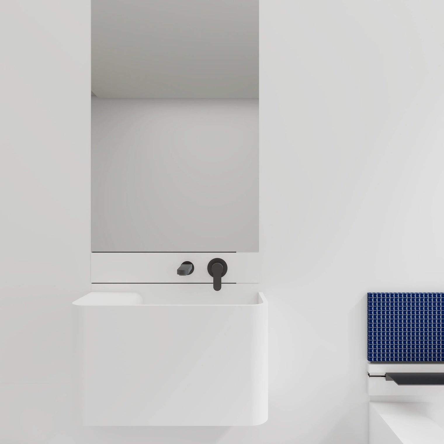 ELEMENTS Wall-Mount Washbasins Bowl on Right INFINITE BATH