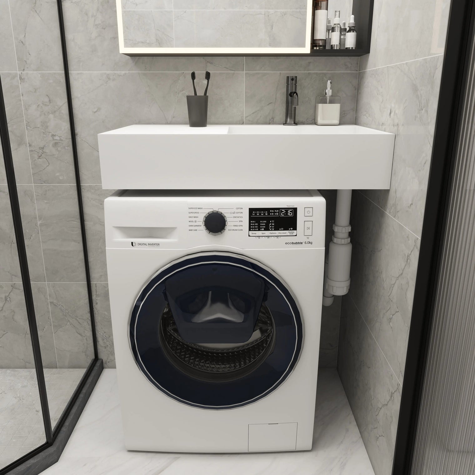 PURE Laundry Sink WM 80R INFINITE