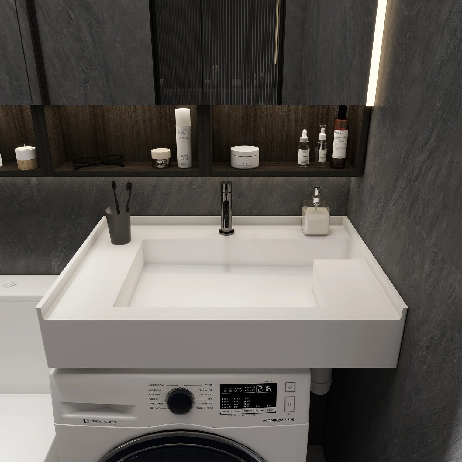PURE Laundry Sink WM 80RS