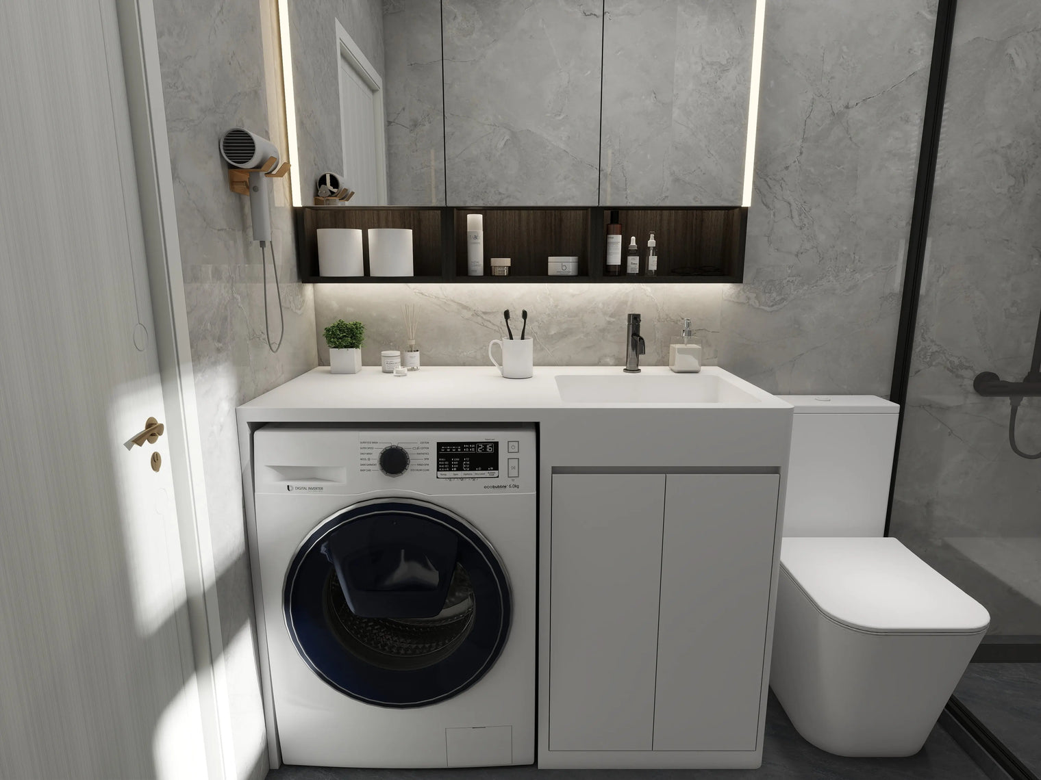 PURE Laundry Sink 120R Combo