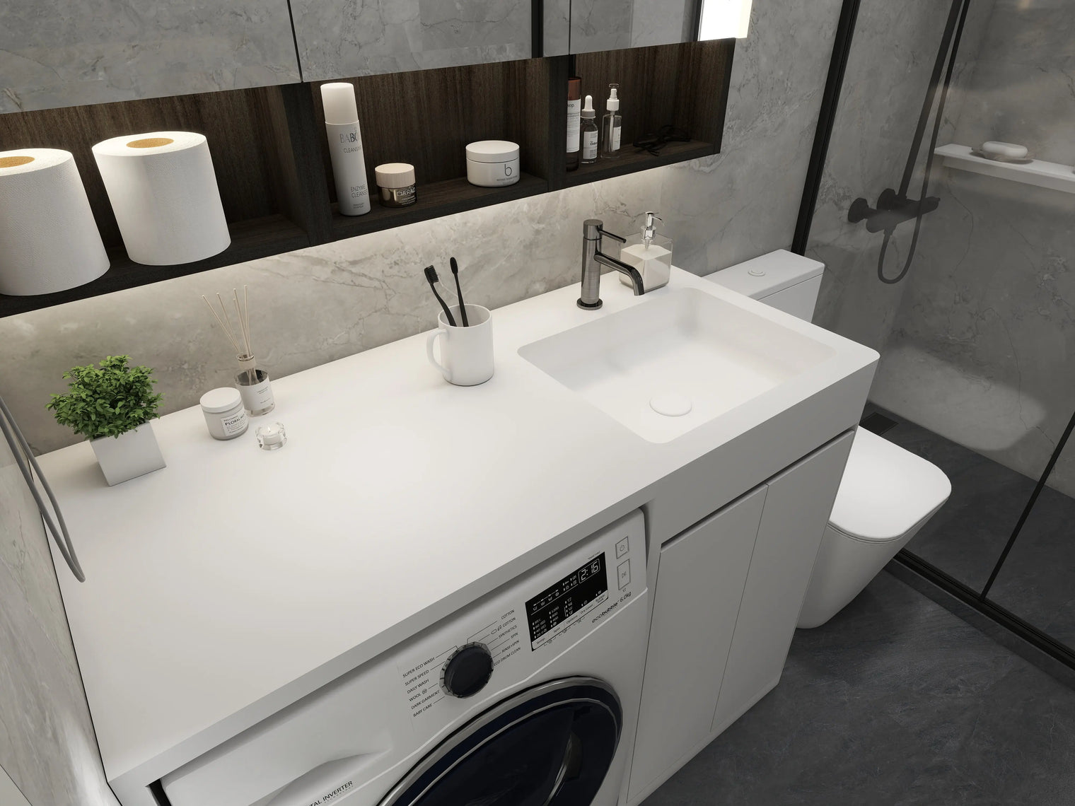 PURE Laundry Sink 120R Combo