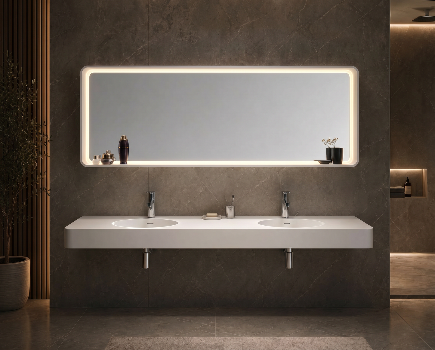 CIRQUE Mirror Shelf 150