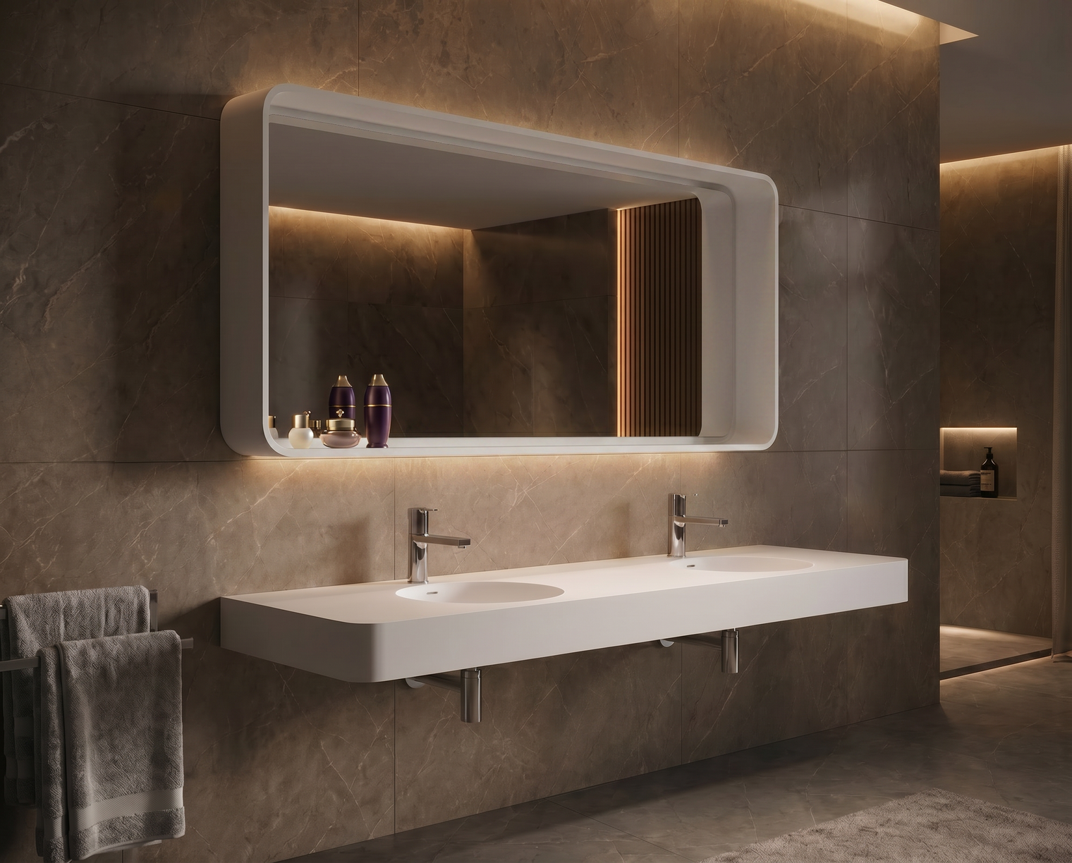 CIRQUE Mirror Shelf 150