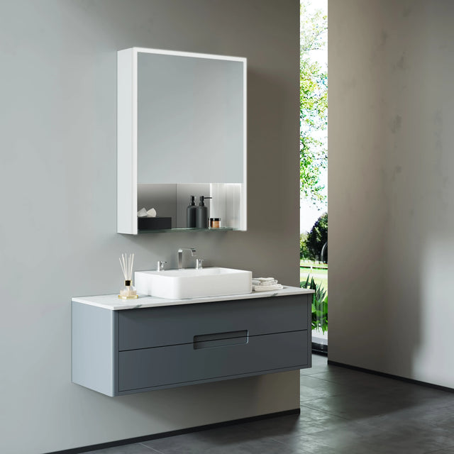 MARBELLA Mirror Cabinet 50-Bathroom Vanities-INFINITE-訂造洗手盆,浴室翻新, small size bathtubs, custom-made bathtub HK,freestanding bathtub Hong Kong, 獨立式 浴缸 香港, premium bathtub brands HK, Where to buy bathtubs in Hong Kong, best custom bathroom furniture HK, Infinite Bath, Infinite浴缸, Cloakroom,Vanities, Mirrors,Bathroom Furniture, 浴室裝修,浴室 櫃 訂造
