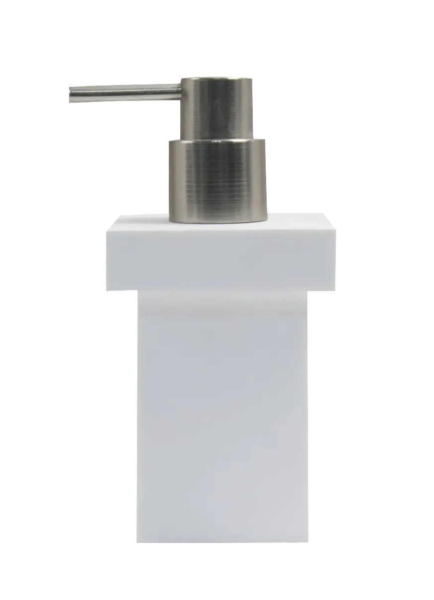 ROME Square Soap Dispenser-Accessories-high-end bathtub showroom Hong Kong, Infinite Bath, Infinite Showroom, mirror cabinet,Bathtub details, Bathroom Accessories,bathroom solid surface, bathroom tailor,bathroom furniture, 浴室物料,浴室配件,浴缸香港, Bathroomware ,Bespoke bathroom,洗手盤 訂造,Cloakroom,Vanities, Mirrors,Bathroom Furniture, 浴室裝修,浴室 櫃 訂造