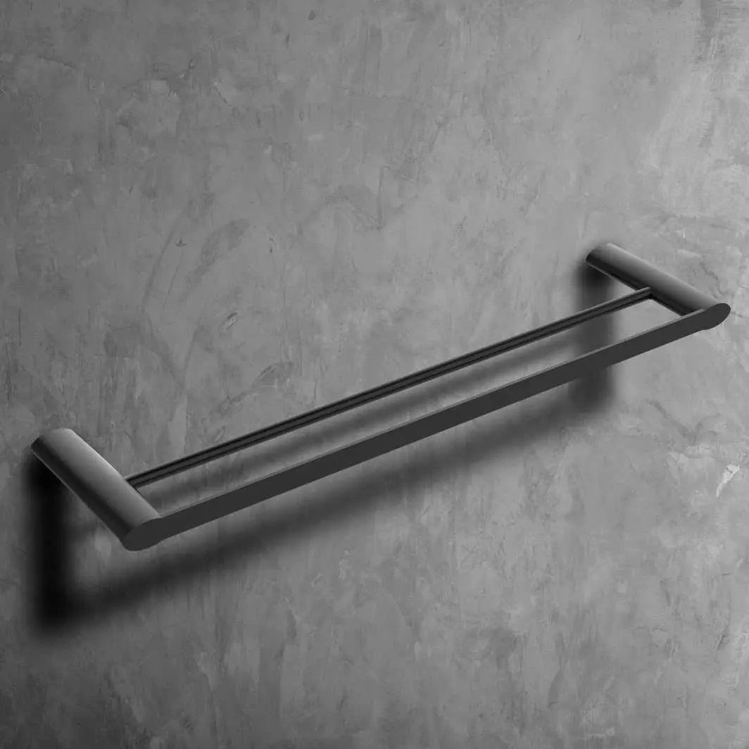 bathroom accessory NUUK Double Towel Rail 60-Towel Rails & Towel Rings-high-end bathtub showroom Hong Kong, Infinite Bath, Infinite Showroom, mirror cabinet,Bathtub details, Bathroom Accessories,bathroom solid surface, bathroom tailor,bathroom furniture, 浴室物料,浴室配件,浴缸香港, Bathroomware ,Bespoke bathroom,洗手盤 訂造,Cloakroom,Vanities, Mirrors,Bathroom Furniture, 浴室裝修,浴室 櫃 訂造